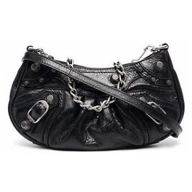 Balenciaga Le Cagole Mini Schultertasche mit Kette