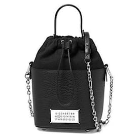 Maison Martin Margiela Borsa a secchiello con catena Maison Margiela piccola