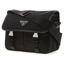 Prada Sac à bandoulière Messenger en Re-Nylon
