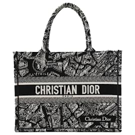 Mittelgroße Buch-Tote schwarz - Dior
