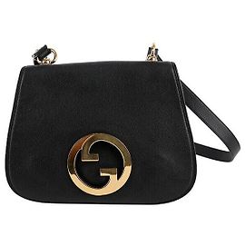 Gucci Borsa a tracolla media Blondie in pelle nera
