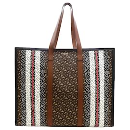 Burberry Borsa in tela a righe