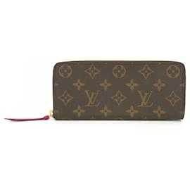 Louis Vuitton Monogramm Clemence Zippy Geldbörse