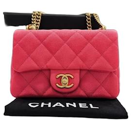 Chanel Nuova Mini Borsa a Tracolla Caviar Cuore con Catena