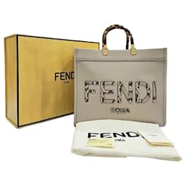 Fendi Borsa tote e a spalla media Sunshine in grigio piccione
