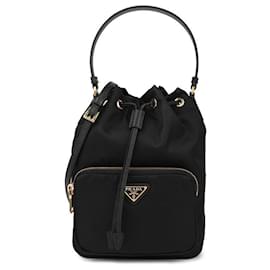Bolso tipo bucket de nylon Duet - Prada