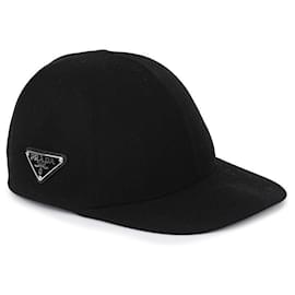 Woll-Baseballcap für Herren mit Dreieckslogo - Prada