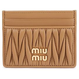 Miu Miu Kartenhalter aus Nappa-Leder