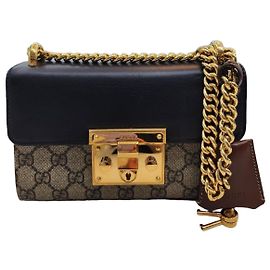 Gucci Borsa a tracolla incrociata piccola con lucchetto Supreme