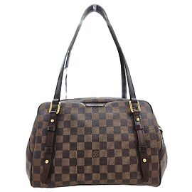 Louis Vuitton Borsa a Spalla Livington Damier Ébène PM