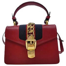 Gucci Mini Borsa Silvi Rossa Tote e Crossbody