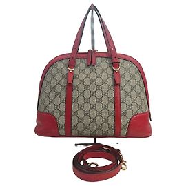 Gucci Borsa a secchiello e borsa a spalla in tela GG Supreme