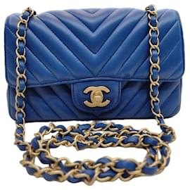 Chanel Borsa a tracolla mini catena dorata classica