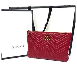 Gucci Borsa Clutch Marmont Matelassé