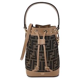 Mini borsa in tessuto Montrezzo Brown FF - Fendi