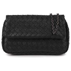 Bottega Veneta Bolso cruzado mini de nappa intrecciato