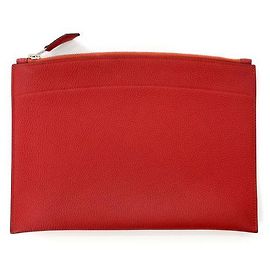 Hermès Bazar Clutch MM Loose Grenat
