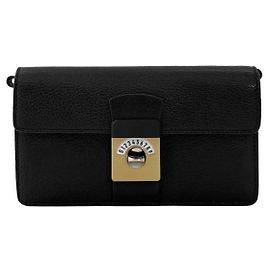 Maison Martin Margiela Maison Margiela Damen New Rock Horizontale Leder Stich Umhängetasche Schwarz Weiß