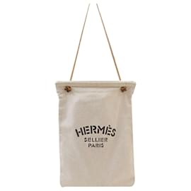 Hermès Borsa Alin Canvas Beige