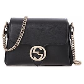 Gucci Borsa a spalla con catena intrecciata