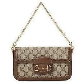 Gucci Horsebit Damen Schultertasche mit Kette