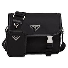 Prada Borsa a tracolla Rynylon nera