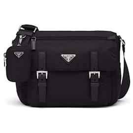 Prada Borsa a spalla Re-Nylon nera