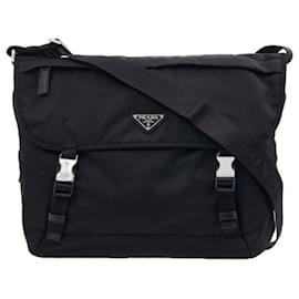 Borsa a tracolla in nylon leggero - Prada