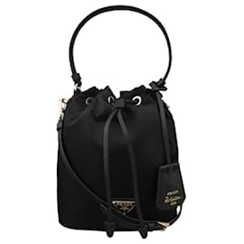 Borsa mini tote in nylon nero - Prada