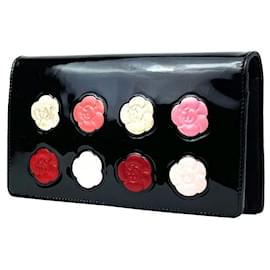 Chanel Cartera Larga Plegable Camelia Paleta de Maquillaje