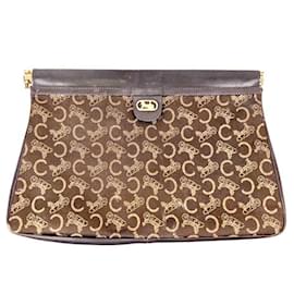 Céline Borsa Clutch Jacquard Carriage