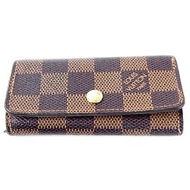 Louis Vuitton Llaveiro de Lona Damier Ébano