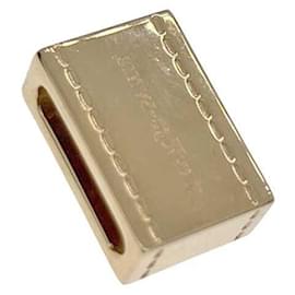 Sling cravatta quadrata iniziale in oro - Hermès