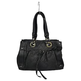 Borsa a spalla in pelle nera - Bally