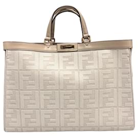 Fendi Borsa Tote e Borsa a Spalla FF Peekaboo in Tessuto