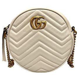 Gucci Borsa a spalla rotonda mini GG