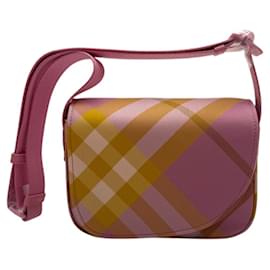 Burberry Controlla la Mini Borsa Messenger Rosa
