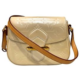 Louis Vuitton Vernis Belle Flower Damen Umhängetasche