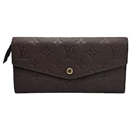 Anfrent Sara Langer Geldbeutel Braun - Louis Vuitton