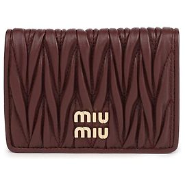 Miu Miu Kartenhalter aus Napa-Leder