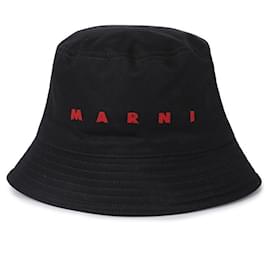 Bucket Hat mit gesticktem Logo - Marni