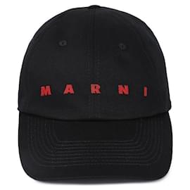 Baseballkappe mit gesticktem Logo - Marni