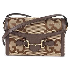 Gucci Mini borsa da uomo Horsebit Jumbo GG