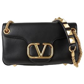 Valentino Kreuzbody Bag mit Nietenkette und Logo