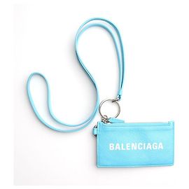 Balenciaga Tarjetero Azul Claro