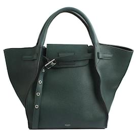 Tote- und Schultertasche in tiefgrün - Céline