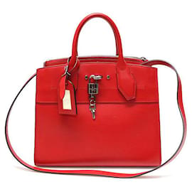 Louis Vuitton ROUGE Rotes Kalbsleder City Steamer PM