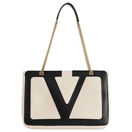 Borsa shopper piccola in pelle Napa Superstar - Valentino