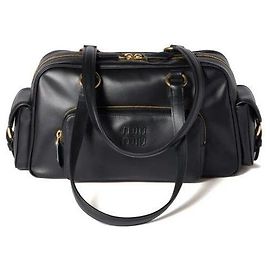Miu Miu Bolso de mano con asa superior de cuero Napa