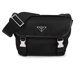 Borsa a Spalla in Pelle Saffiano Re Nylon - Prada